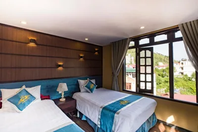 マウンテンビュー・ツインルーム — Mimosa Hotel Sapa